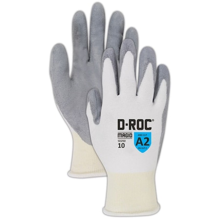 DROC SD250 Hyperon Blend PU Palm Coated Gloves  Cut Level A2